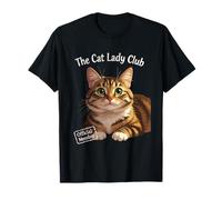 The Cat Lady Club Cozy Tabby Maglietta