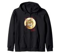The Cat Lady Club Motif Membro Ufficiale Felpa con Cappuccio
