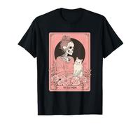 The Cat Lady Tarocchi Carta Donne Scheletro Gatto Tarocchi Mamma Maglietta