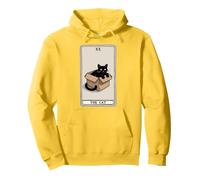 The Cat Tarocco Card Cat In Box Mystic Funny Cat Felpa con Cappuccio
