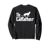 The Catfather Abyssinian Cat Lover Funny Father Cat Dad Felpa