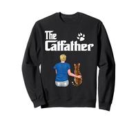 The Catfather Bengal Cat Dad Funny Kitty Cats Loves Felpa