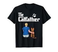 The Catfather Bengal Cat Dad Funny Kitty Cats Loves Maglietta