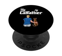 The Catfather Bengal Cat Dad Funny Kitty Cats Loves PopSockets PopGrip Adesivo