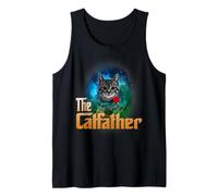 The Catfather Funny Kitten Cat Lover Funny Dad Fathers Day Canotta
