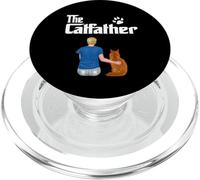 The Catfather Maine Coon Cat Dad Funny Cats Loves PopSockets PopGrip per MagSafe