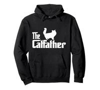 The Catfather Persian Cat Lover Funny Father Cat Dad Felpa con Cappuccio