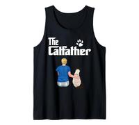 The Catfather Siamese Cat Dad Funny Kitty Cats Loves Canotta