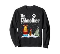 The Catmother Bengal Cat Mom Christmas Funny Kitty Xmas Felpa
