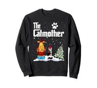 The Catmother British Shorthait Cat Mom Christmas Kitty Xmas Felpa