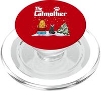 The Catmother British Shorthait Cat Mom Christmas Kitty Xmas PopSockets PopGrip per MagSafe