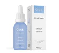 The Ceel Siero al retinolo per il viso siero al retinolo rassodante anti invecchiamento schiarente leviga linee sottili e rughe 1% retinolo, ceramidi e niacinamide