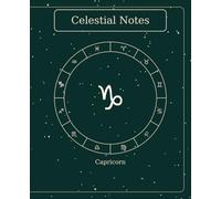 The Celestial Book - Capricorn (Deep Emerald) | 7.5" × 9.25" | 120 Lined Pages: Elegant Deep Emerald Capricorn Zodiac Notebook - 120 Lined Pages, Premium B&W Interior, Matte Cover