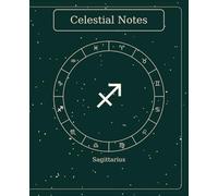 The Celestial Book - Sagittarius (Deep Emerald) | 7.5" × 9.25" | 120 Lined Pages: Elegant Deep Emerald Sagittarius Zodiac Notebook - 120 Lined Pages, Premium B&W Interior, Matte Cover