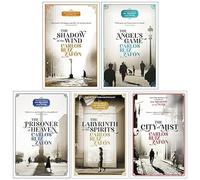 The Cemetery of Forgotten Series Books 1 - 5 Collection Set by Carlos Ruiz Zafon (Shadow of the Wind, Angel's Game, Prisoner of Heaven, Labyrinth of the Spirits & The City of Mist)