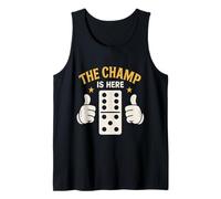 The Champ Is Here Domino King Domino Player Tile Lover Canotta