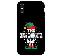 The Chaos Coordinator Elf - Divertente famiglia natalizia abbinata Custodia per iPhone X/XS