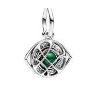 The Charmery Ciondolo a forma di occhio di Agamotto Doctor Strange, in argento Sterling 925, compatibile con ciondoli Pandora e molti altri braccialetti con charm del Regno Unito