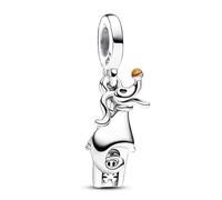 The Charmery Nightmare Before Christmas Zero The Dog Charm in argento Sterling 925 compatibile con ciondoli Pandora e molti altri braccialetti con ciondoli del Regno Unito.