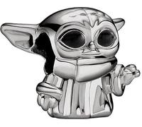 The Charmery Star and Wars - Ciondolo a forma di Yoda Grogu, in argento Sterling 925, compatibile con braccialetti Pandora e molti altri braccialetti con charm del Regno Unito.