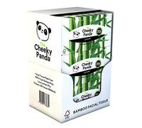 The Cheeky Panda Fazzoletti di Carta | 12 Scatola - 80 Fazzoletti per Scatola | Realizzati in bambù | 3 Veli