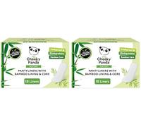 The Cheeky Panda Salvaslip donna in bambù - 18 pezzi (Confezione da 2)