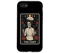 The Chef Cook Cooking Scheletro Tarocchi Carta Witchy Moon Custodia per iPhone SE (2020) / 7/8