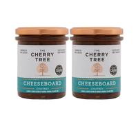 The Cherry Tree - Chutney con tabla de queso, 2 tarros de 300 g, paquete doble