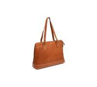 The Chesterfield Brand borsa a tracolla con scomparto per laptop Elvar Shoulderbag Cognac marrone