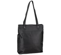 The Chesterfield Brand borsa a tracolla con scomparto per laptop Solvia Shopper Black nero