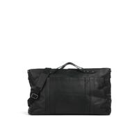 The Chesterfield Brand Cow Wax Pull Up Mark Borsone da weekend nero, pelle bovina, uomo