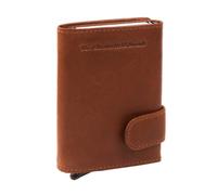 The Chesterfield Brand Leicester Custodia per carta di credito Protezione RFID Pelle 7 cm marrone