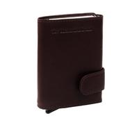 The Chesterfield Brand Leicester Custodia per carta di credito Protezione RFID Pelle 7 cm marrone