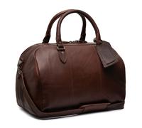 The Chesterfield Brand Liam Borsone da weekend marrone scuro, pelle, 46 x 27 x 28cm