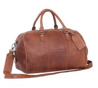 The Chesterfield Brand Wax Pull Up Borsa da viaggio Weekender Pelle 46 cm cognac (C20-0013-31)