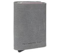 The Chesterfield Brand Paris Custodia per carta di credito Protezione RFID Pelle 7 cm grigio