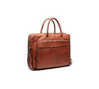 The Chesterfield Brand Pelle borsa da ufficio con scomparto per laptop Tacama Leather Laptop Bag Cognac marrone