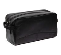 The Chesterfield Brand Stefan Borsa da toilette nero, pelle, 29 x 17 x 12cm