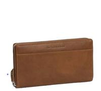 The Chesterfield Brand Wax Pull Up Halle Portafoglio RFID in Pelle 19 cm, Cognac, Taglia Unica Moderna