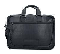 The Chesterfield Brand Wax Pull Up Valigetta Pelle 40 cm Scomparto per laptop nero