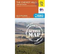 The Cheviot Hills, Jedburgh & Wooler (Map) OS Explorer Map Active