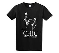The Chic Nile Rodgers Bernard Edwards Men Simple Tshirt Black XL