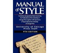 The Chicago Manual of Style by University (Tascabile)