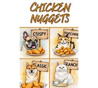 The Chicken Nugget Journal: For Notes, Ideas, and Golden Crispy Wisdom • 6x9 Quad Ruled Graph Paper