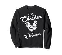 The Chicken Whisperer Funny Farm Animal Farmer Uomini Donne Bambino Felpa