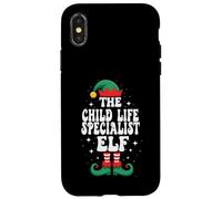 The Child Life Specialist Elf Funny Christmas Custodia per iPhone X/XS