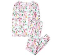 The Children's Place Baby Family Matching, Christmas And Holiday Pajama Sets, Cotton, Merry Joy Pink, XLarge (Adult)