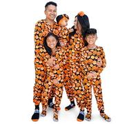 The Children's Place Baby Girls Family Matching Christmas Holiday Sets, Snug Fit 100% Cotton, Adult, Big Kid, Toddler, Pajama Set, Hlwn Pumpkin, XX-Large US
