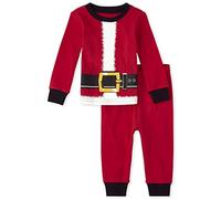 The Children's Place Baby Girls Family Matching Christmas Holiday Sets, Snug Fit 100% Cotton, Adult, Big Kid, Toddler, Pajama Set, Santa Suit, 3-6 Months US