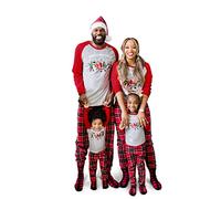 The Children's Place Baby Girls Family Matching Christmas Holiday Sets, Snug Fit 100% Cotton, Adult, Big Kid, Toddler, Pajama Set, Santa Xmas Crew, X-Small US